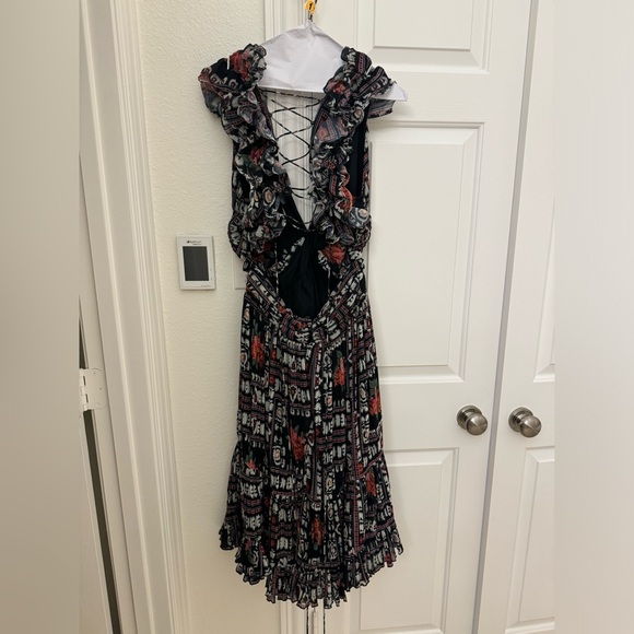 Let Me Be Ruffle Tie Back Dress - Anthropology dress - Picture 2 of 4